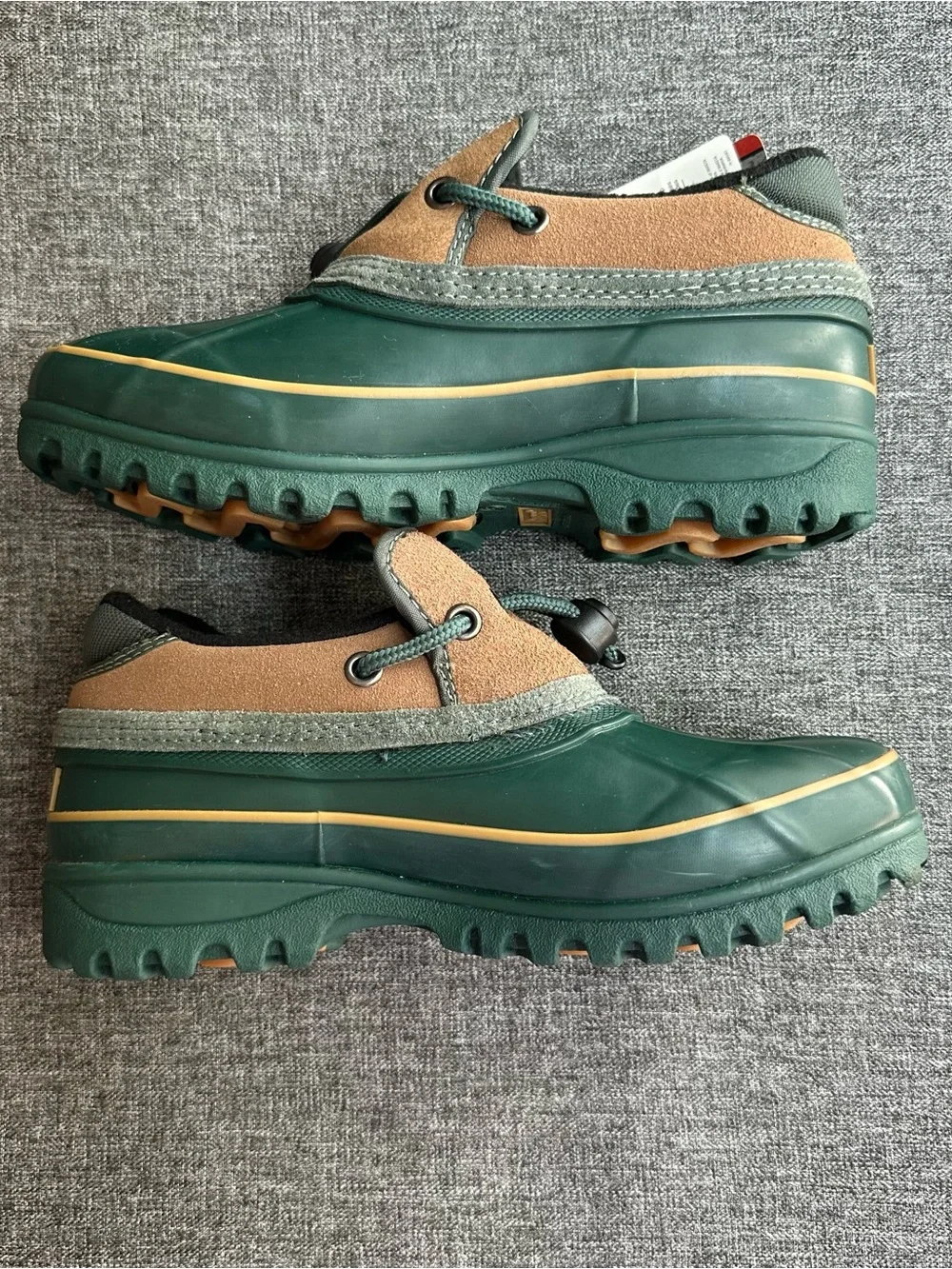 NWT VTG Bass Women’s Benzy Duck Boots Waterproof Thermolite Shoes Green 3896 6